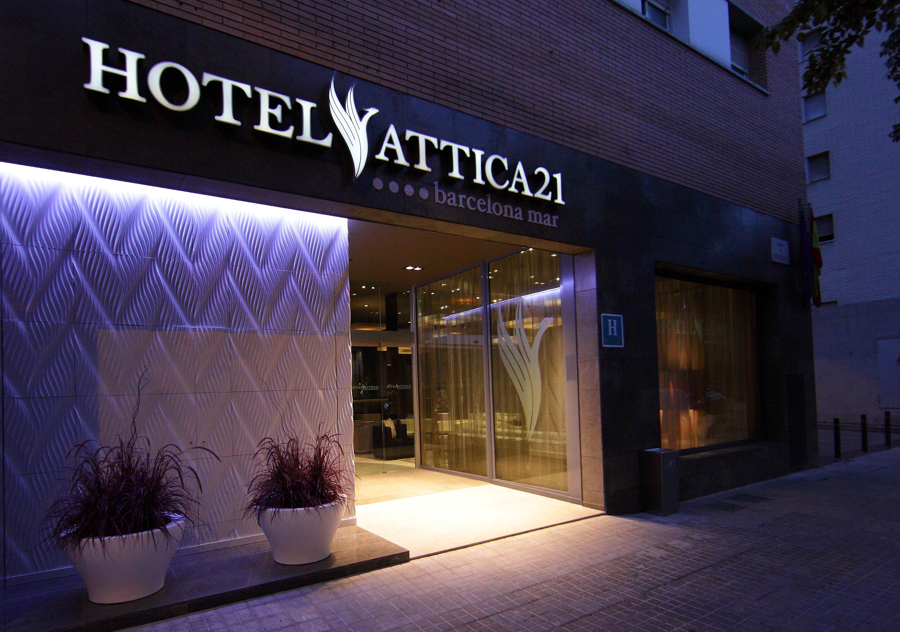 Attica 21 Barcelona Mar Hotell Exteriör bild
